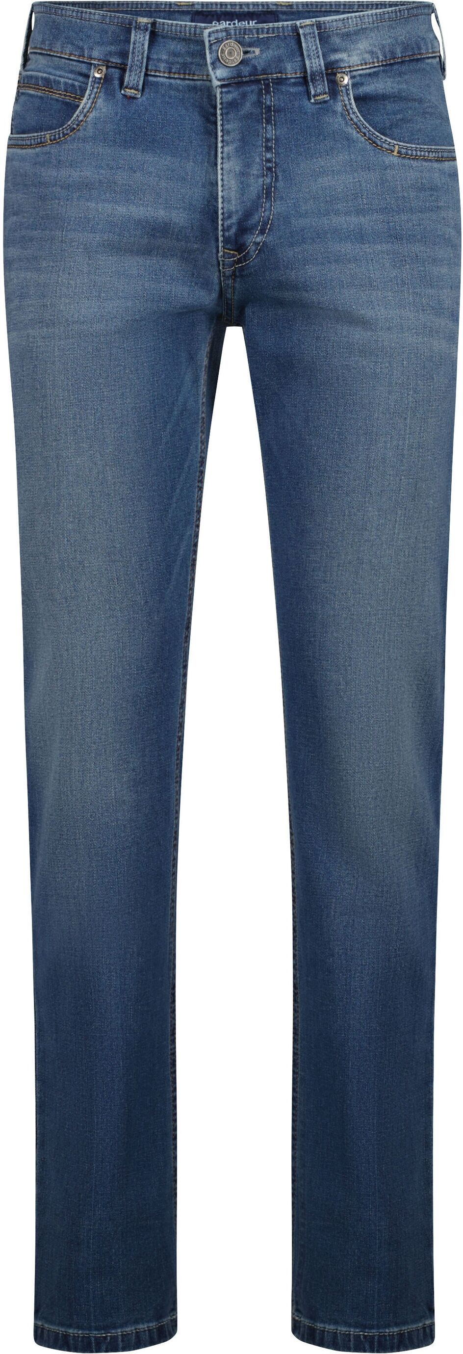 Stretch-Jeans ATELIER GARDEUR "Batu", Herren, Gr. W38/L32, Länge 32, blau (indigo), Obermaterial: 98% Baumwolle CO. 2% Elasthan EL., uni, modern fit, Jeans, Handgefertigte Veredelungen