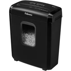 Fellowes Powershred 6M Aktenvernichter Mikrogeschnittene Zerkleinerung Schwarz