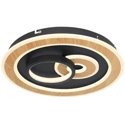 Globo 48551-40SH Chessy Deckenleuchte Metall Schwarz Matt, Led