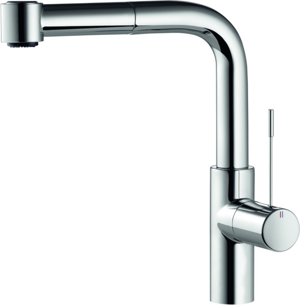 KWC Armaturen KWC Ono Spültischarmatur 10151003000FL chrom schwenk/ausziehbar, flexibler Anschluss