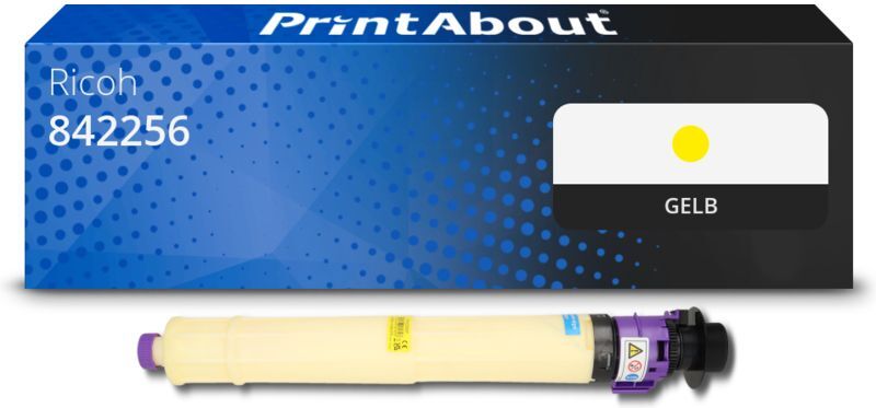 PrintAbout Toner kompatibel mit Ricoh 842256 (IM C3000) - Gelb