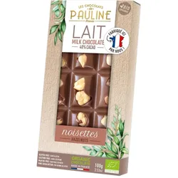 Milkchocolate 40% Hazelnut 100g