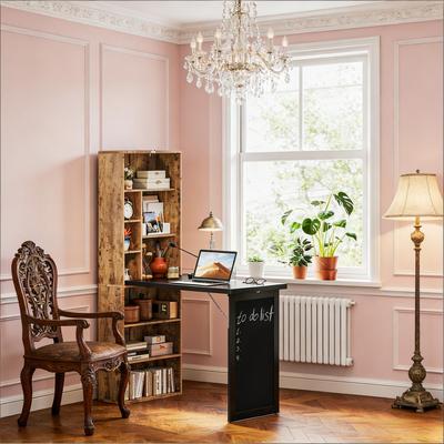 Computer Desk,Fold-out Convertible Home Office Desk