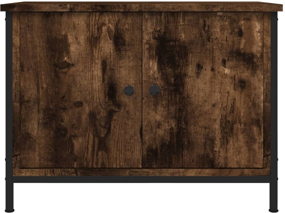 vidaXL Meuble TV avec portes chêne sonoma 60x35x45cm bois d'ingénierie