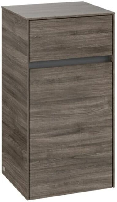 V&B; Collaro Armoire latérale 40,4x74,8x34,9cm, raccord droite, chêne pierre ; Villeroy & Boch (C03201RK)