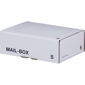 Smartboxpro Faltkartons Mail-Box Gr. S, 20 Stück, weiß, Innenmaße: 249 x 175 x 79mm