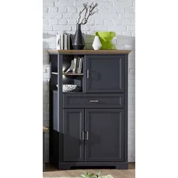 Innostyle Highboard Jasmin Dekor Grau Graphit