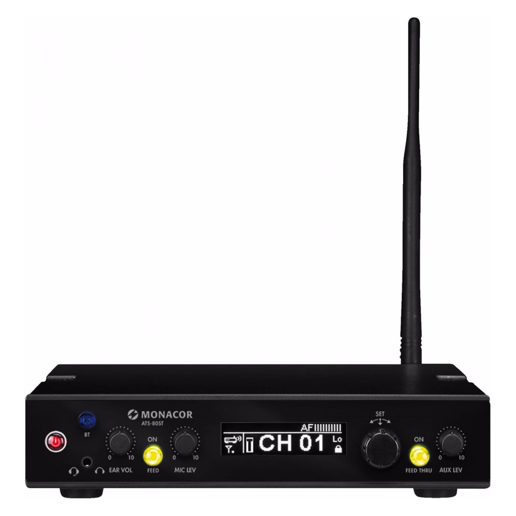 Monacor Digitales 42-Kanal-PLL-Sprach-Uebertragungssystem (ATS-80ST)