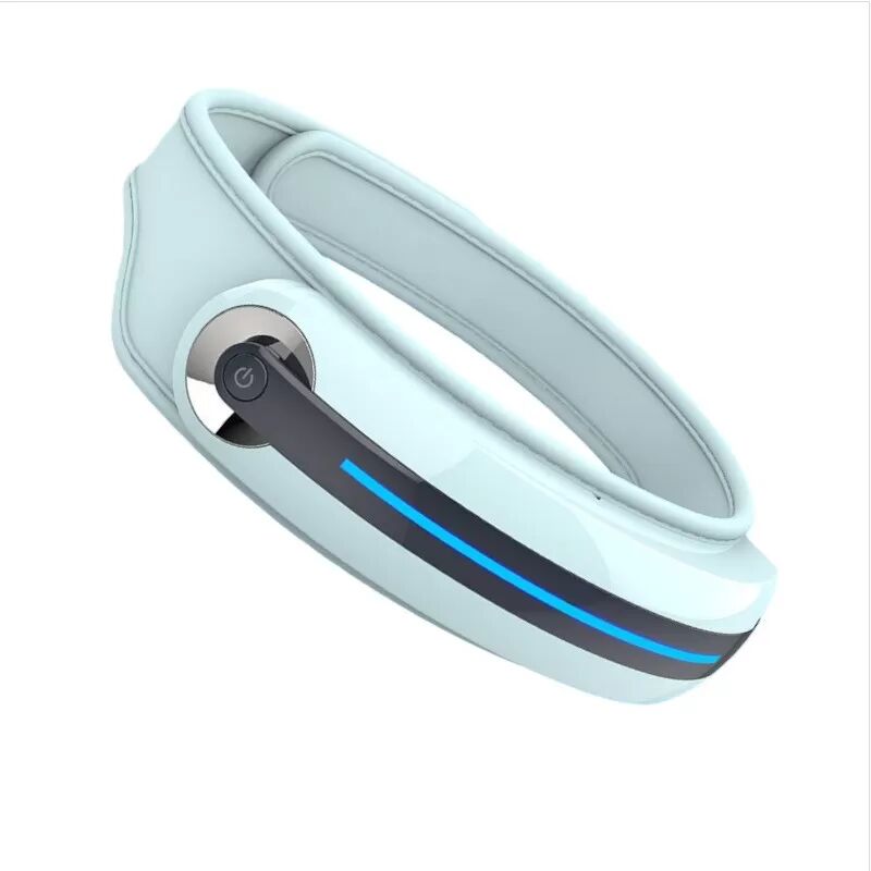 INF Augenmassagegerät mit Luftdruck, Wärme, Vibration & Bluetooth-Musik Blau