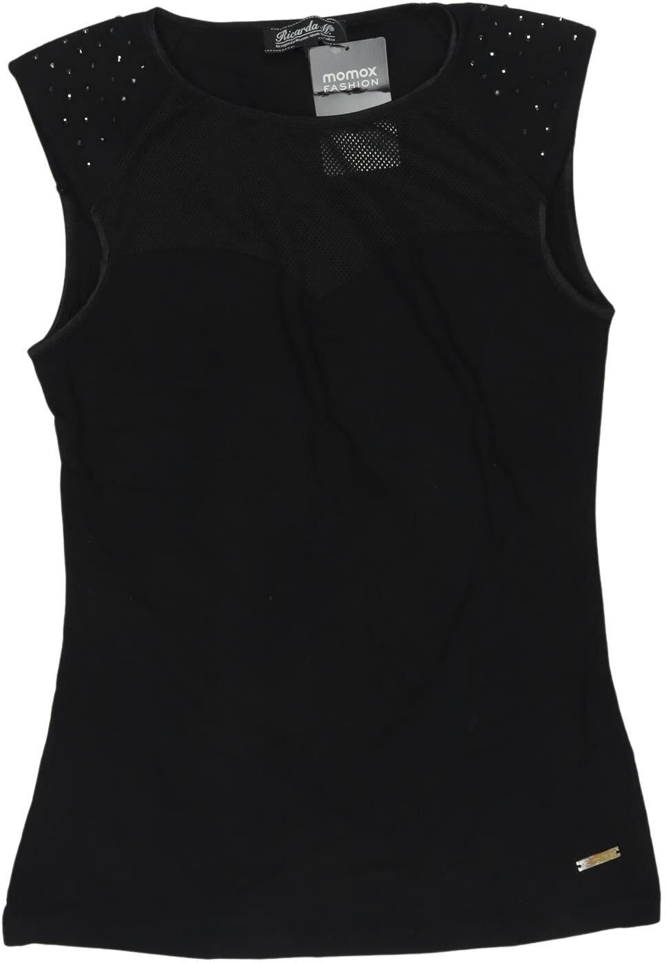 Ricarda M. Damen Top, Schwarz, Gr. EU 34, Viskose / Elasthan / Synthetik - Second Hand