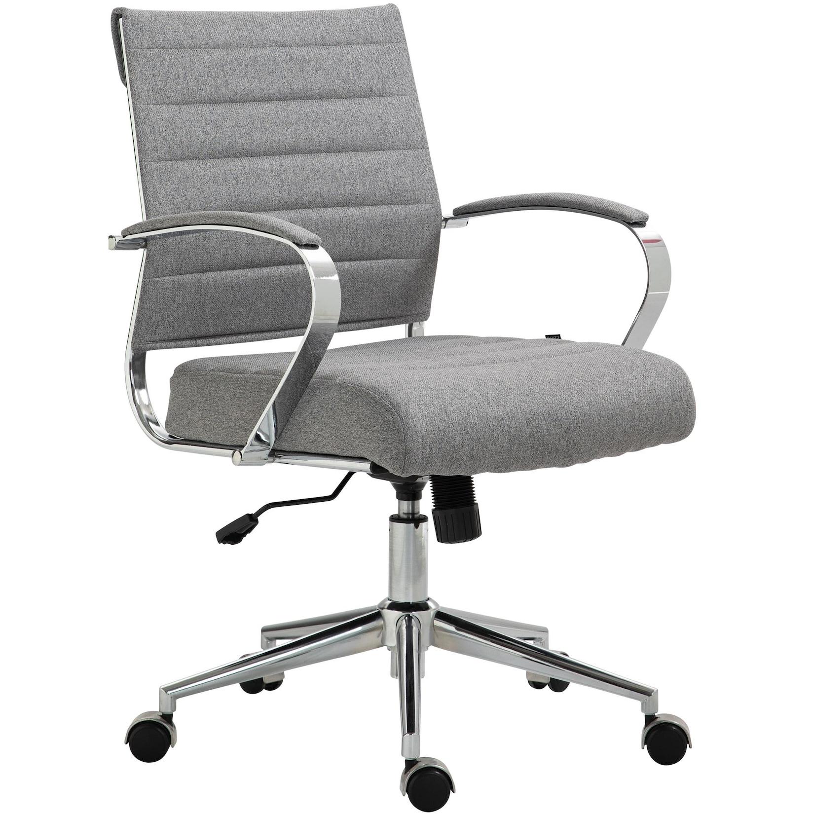 CLP Bürostuhl Oakland Stoff Farbe: grau, Material: Stoff