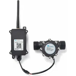 Dragino SW3L DN15 LoRaWAN Durchflusssensor 868MHz, Thermometer + Hygrometer, Schwarz
