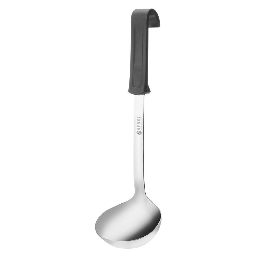 Hendi Suppenkelle aus Edelstahl, oval mit PP Griff (529003)