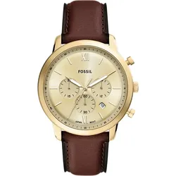 Fossil Quarz / Chronograph Neutra FS6113 - goldfarben,braun - 44mm