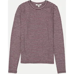 Langarmshirt Gestreift Mehrfarbig M
