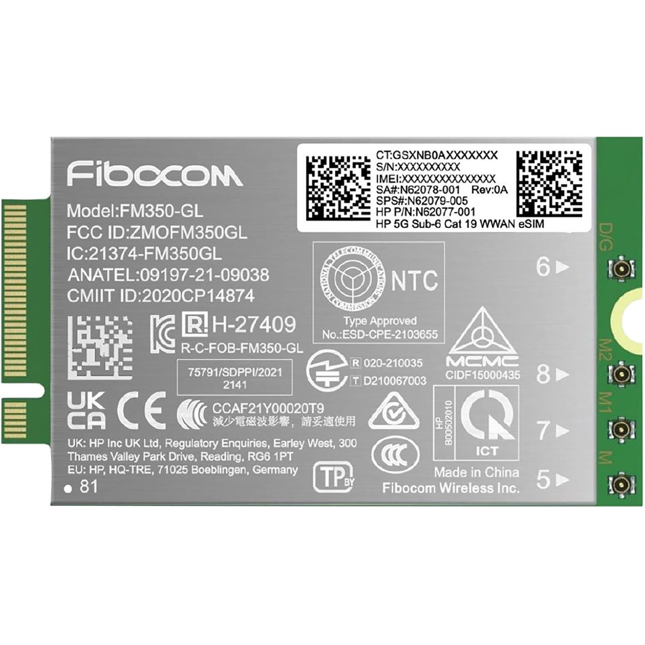 HP 5G NR/4G WWAN
