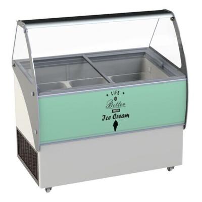 CombiSteel Speiseeisvitrine Eistheke Eisvitrine Eistruhe Verkaufstheke -22/-15°C 290L