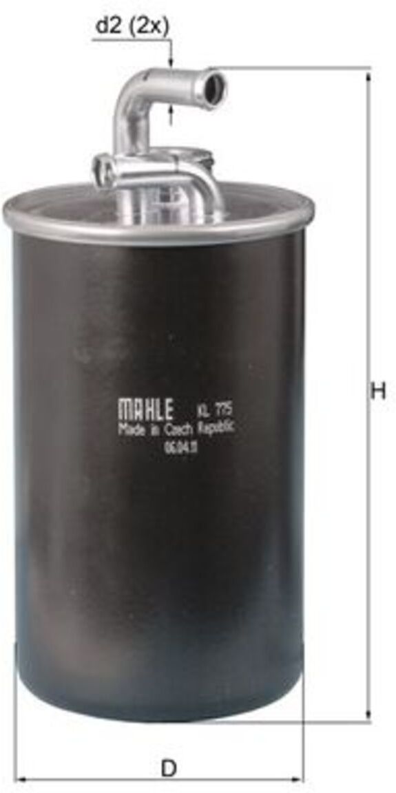 Kraftstofffilter MAHLE KNECHT KL 775