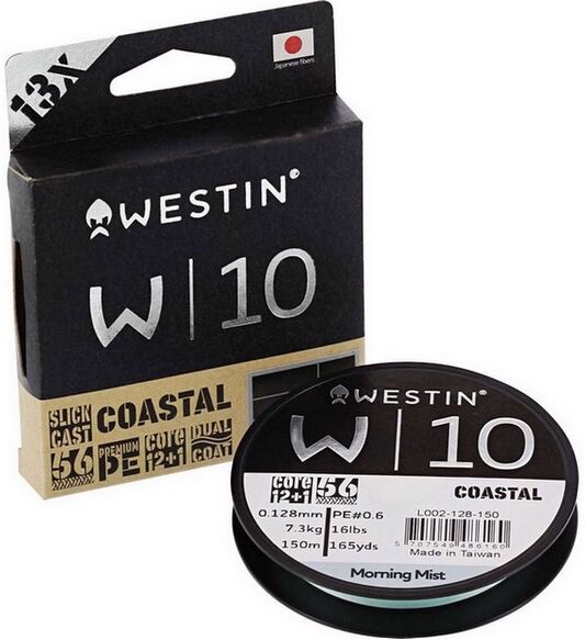 Westin W10 13 Braid Coastal Morning Mist-0,08mm