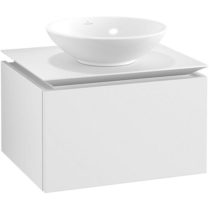 Villeroy & Boch Legato Waschtischunterschrank B56700MS 60x38x50cm, White Matt