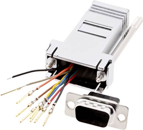 Encitech DA15-SMJ8-M-K-RC D-SUB Adapter D-SUB-Buchse 15pol. - RJ45-Buchse 8p8c 1St.