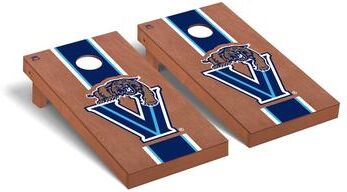 Skip's Garage Villanova Wildcats Rosewood Cornhole Board Set