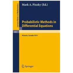 Probabilistic Methods in Differential Equations, Fachbücher