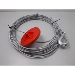 Unicraft Drahtseil ESW 500 Ø4 / inkl. Haken