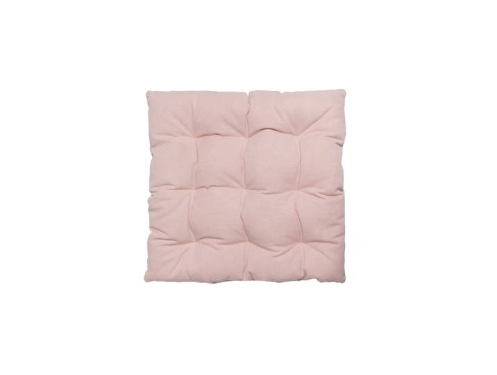 Coussin de sol en coton rose 60x60