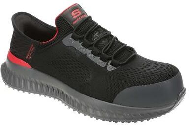 Skechers Work Slip-Ins: Tilido-Fletchit - Mens 14 Black Slip On Medium