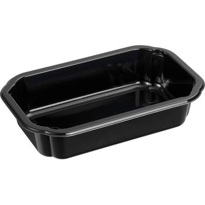 750x DUNIFORM CPET-Take-Away klein 160 x 103 x 35 mm Schwarz ungeteilt