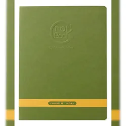 Clairefontaine 10x Skizzenheft Crok'Book 17x22cm Hochformat 24 Blatt elfenbein 90g - Zufällige Farbsortierung 60311C