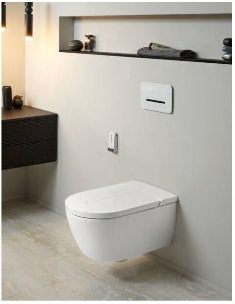Villeroy und Boch ViClean-I200 Dusch-WC spülrandlos V0E200R1 Form oval, weiß alpin CeramicPlus