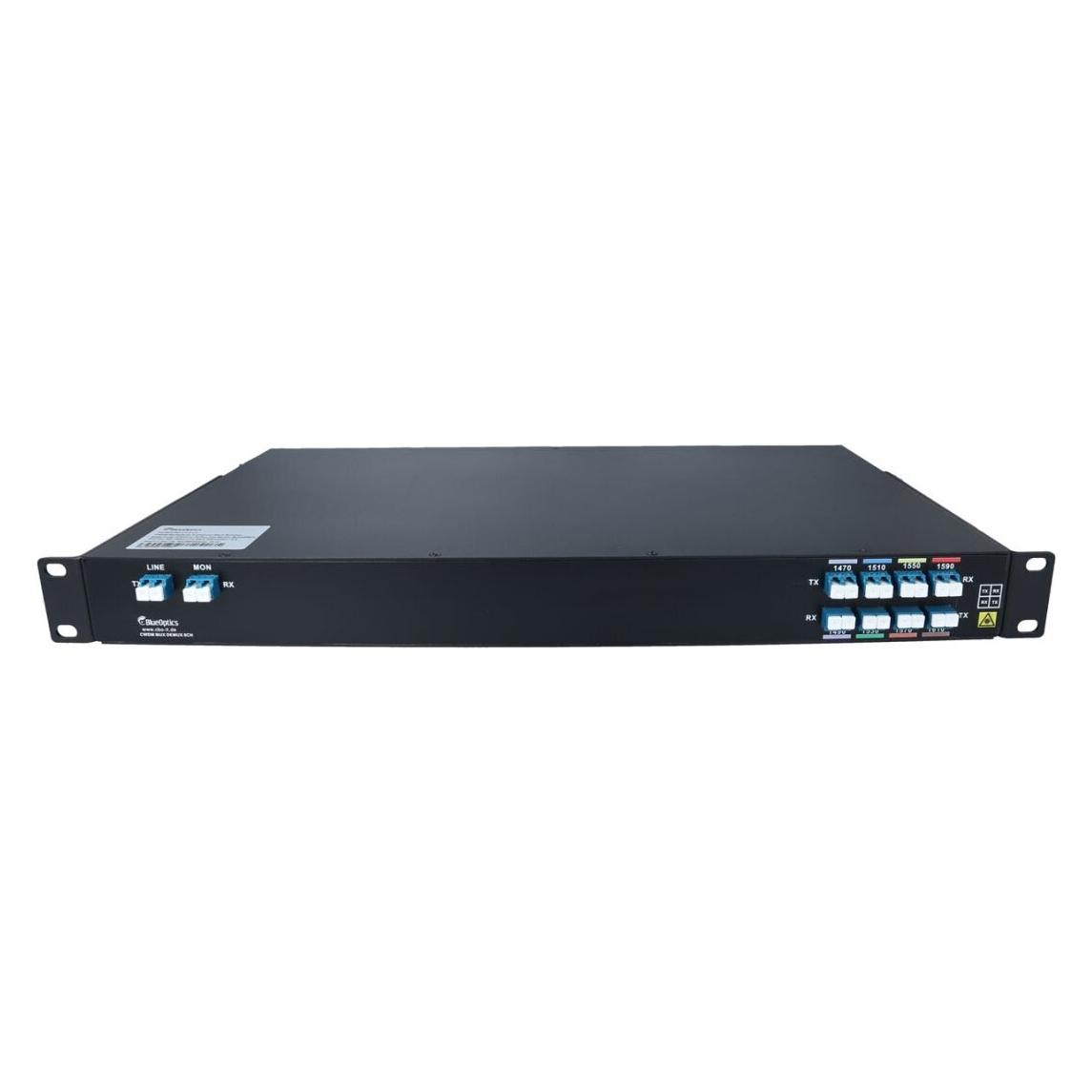 BlueOptics CWDM Multiplexer Racklösung, 8-Kanal, Singlemode, 1HE (BOCR8)