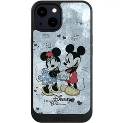 Nivocase Hülle für Apple iPhone 14 Handyhülle NIVOcore Case Schwarz Disney Vintage (Apple iPhone 14), Smartphone Hülle, Schwarz
