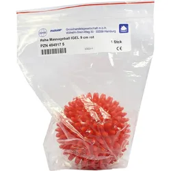 Massageball Igel Rot 9cm 1 ST