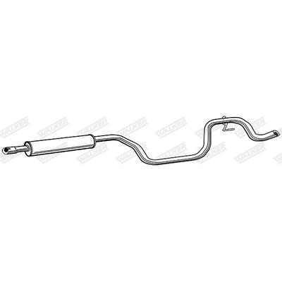 Walker Mittelschalldämpfer [Hersteller-Nr. 23057] für Saab