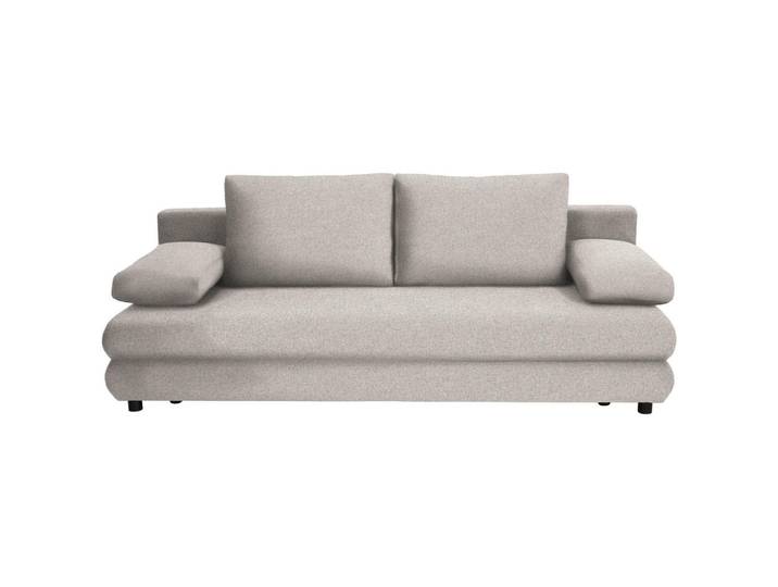 Xora Schlafsofa Taras, Grau, Kunststoff, 2-Sitzer, Füllung: Schaumstoff, 197x77x81 cm, Stoffauswahl, Wohnzimmer, Sofas & Couches, Schlafsofas, Schlafsofas mit Bettkasten