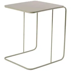 BEISTELLTISCH mit metallplatte 57/47/46 cm