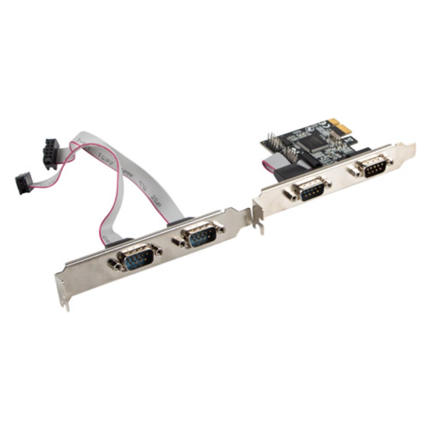 Lanberg PCE-DB9-004 Schnittstellenkarte/Adapter Eingebaut PCIe (PCE-DB9-004)