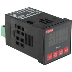 RS PRO Timer, 6 Digit, 48x48, 24Vac/dc, Relais