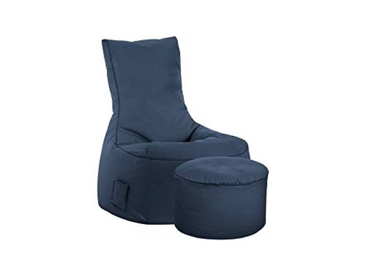 SITTING POINT only by MAGMA Sitzsack-Set Scuba Swing + Hocker Jeansblau