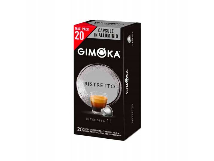GIMOKA Nespresso Compatible Capsules RISTRETTO 20 capsules 110 g
