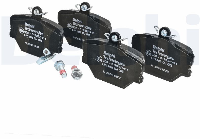 Delphi Bremsbelagsatz, Scheibenbremse Lp1465 Für Smart