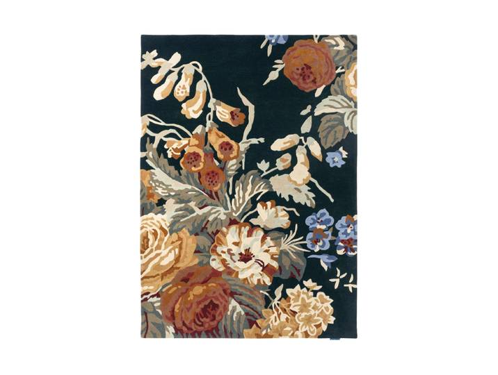 Designer Teppich „Stapleton Park“ - handgetuftet, aus 100% reiner Schurwolle Navy/Burnt 250 x 350 cm Sanderson