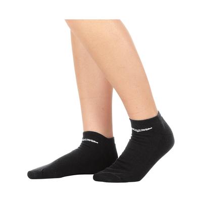 Füßlinge TRIGEMA "TRIGEMA Sneaker-Socken im Doppelpack", Mädchen, Gr. 35-38, schwarz, Baumwollmischung, Socken