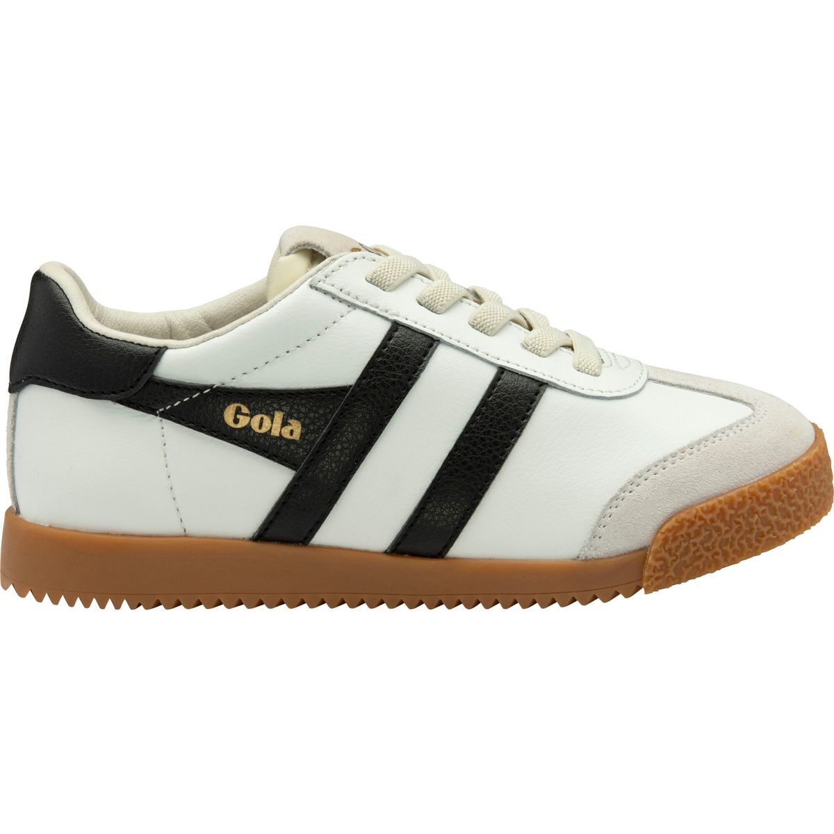Gola Elan Leather Sneaker Kids white/black (WB) 1 CKA621-WB-1-whiteblack