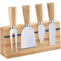Westmark 5-teiliges Käsemesser-Set braun