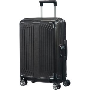 Samsonite Koffer Lite-Box Spinner, schwarz, Hartschale, 4 Rollen, 38 Liter, 40 x 55 x 20cm