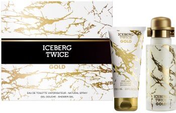 Iceberg Twice Gold coffret para homens . Twice Gold